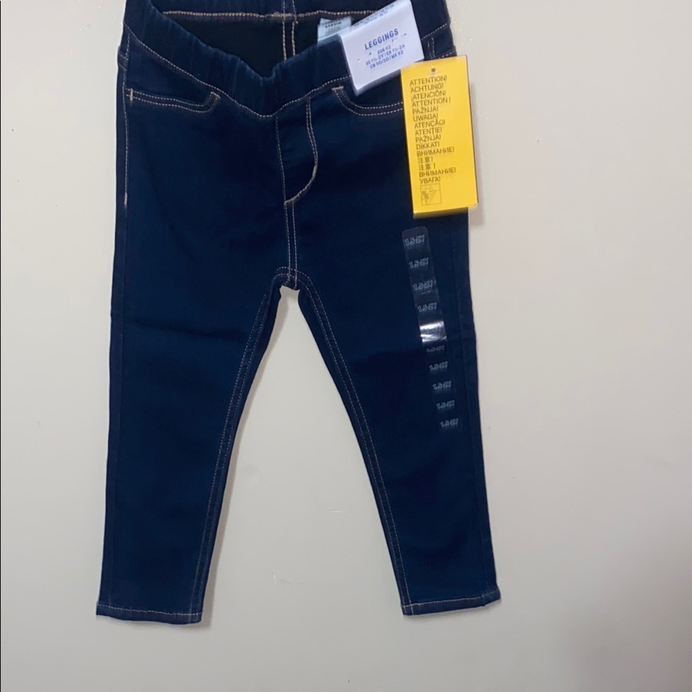 Blue Leggings with Slim Fit Design